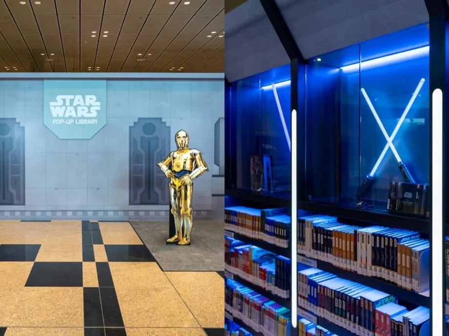 Une galaxie d’histoires : une bibliothèque éphémère Star Wars ouvre à l’aéroport de Changi