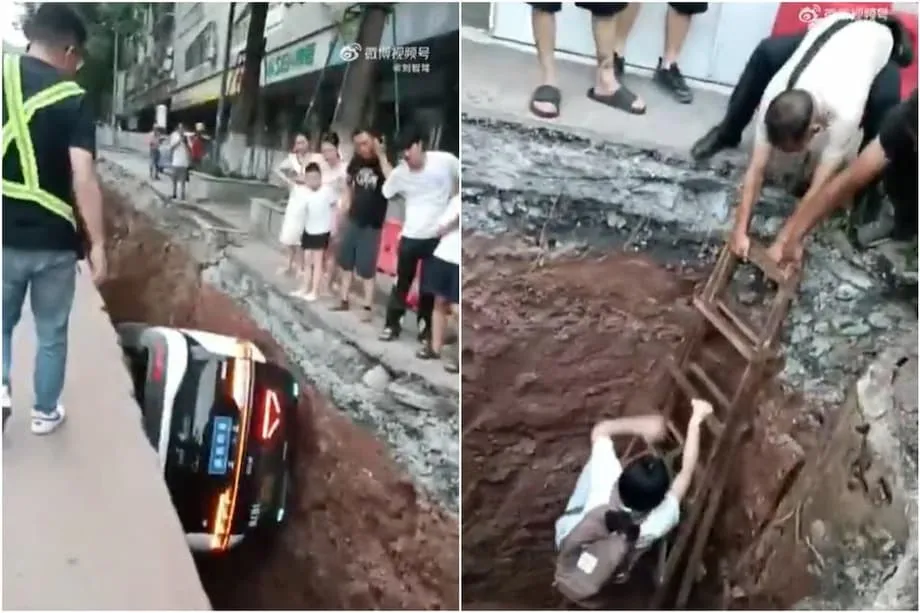 Un robotaxi de Baidu tombe dans une fosse de chantier en Chine : ce que l’accident révèle de l’avenir des véhicules autonomes