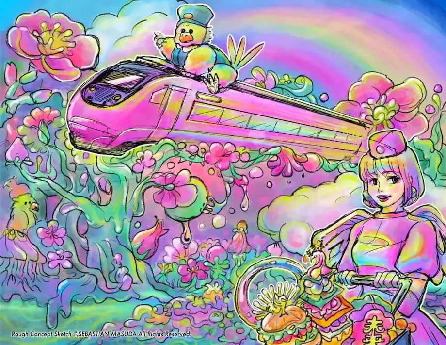 Le FUTURE TRAIN de Kyoto : gastronomie, art et culture kawaii sur une voie ferrée réhabilitée