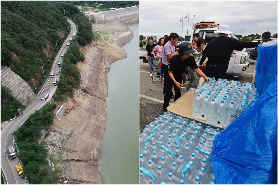 La sécheresse entraîne la déclaration de l’état de catastrophe nationale à Gangneung, où le principal réservoir est presque à sec