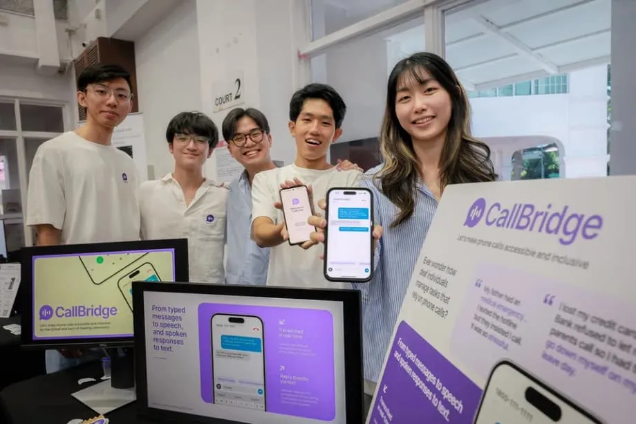 L’application singapourienne CallBridge permet aux personnes sourdes de passer et de recevoir des appels