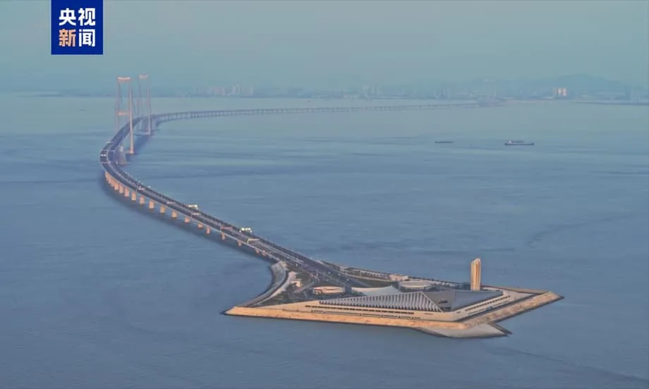 L’île artificielle du corridor Shenzhen-Zhongshan ouvre ses portes et devient une destination touristique de premier plan