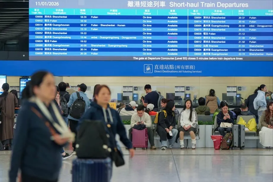 Hong Kong étend son réseau ferroviaire à grande vitesse à 16 nouvelles destinations en Chine continentale