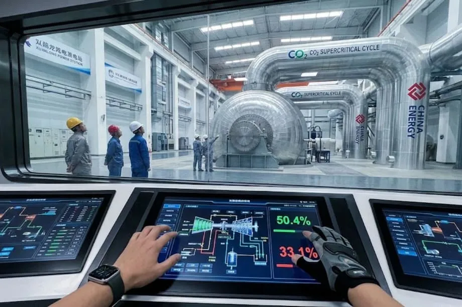 La Chine met en service le premier générateur commercial au CO₂ supercritique, mettant fin à 200 ans de règne de la vapeur