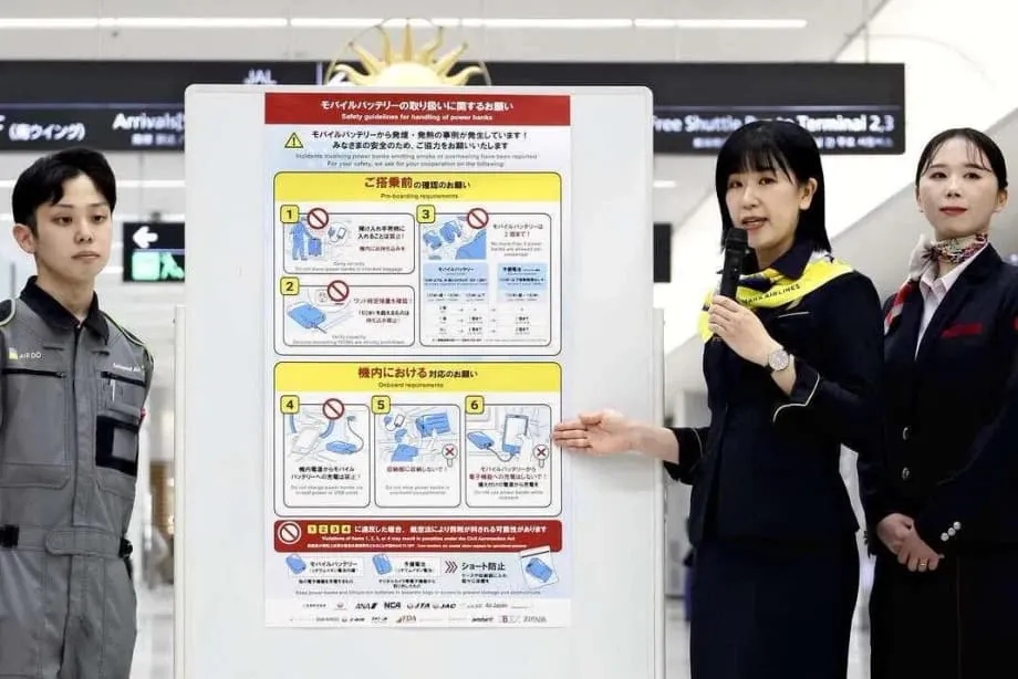 Le Japon interdit l’utilisation des batteries externes à bord des avions à partir du 24 avril 2026