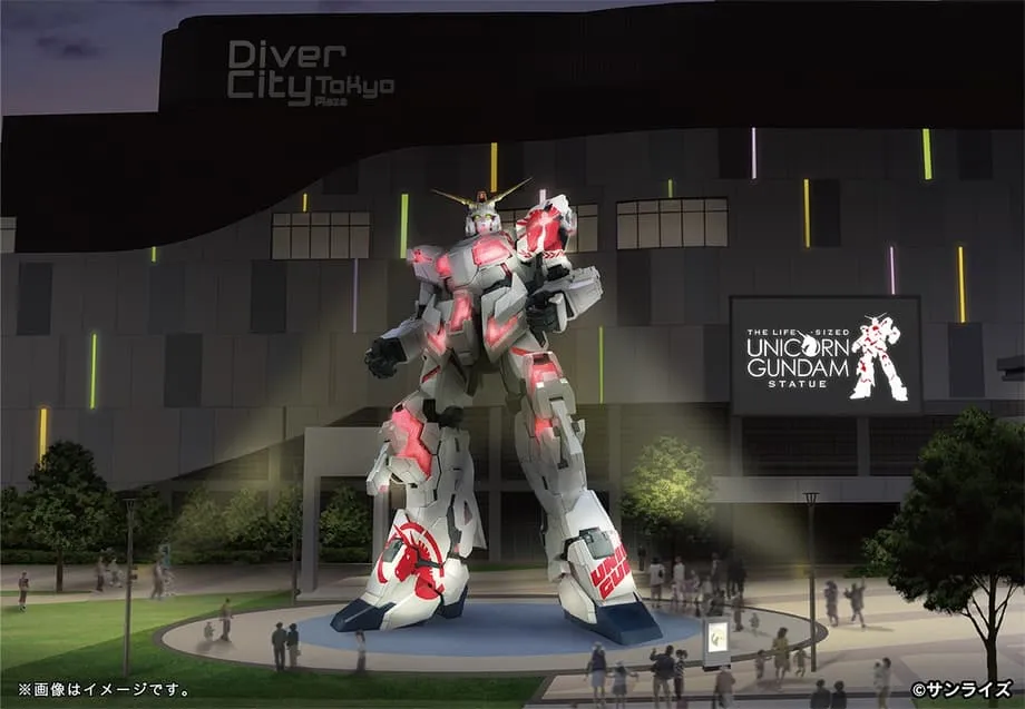 À Tokyo, le Unicorn Gundam grandeur nature entame ses derniers mois avant son retrait en août, après une transformation signée par son créateur
