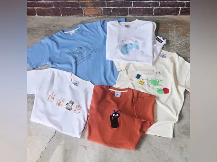 Studio Ghibli GBL dévoile sa collection de tee-shirts printemps-été 2026 au style casual américain