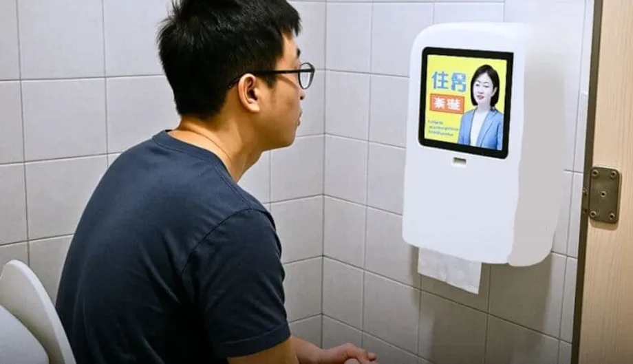 La Chine teste des distributeurs de papier toilette à QR code qui imposent de regarder une publicité ou de payer